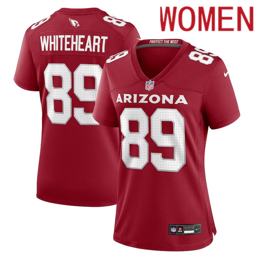 Women Arizona Cardinals #89 Blake Whiteheart Nike Cardinal Team Game NFL Jersey->->